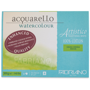 Fabriano Watercolour Artistico traditional white 23x30/20L 300g 19022330