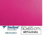 Fabriano Sadipal Aluminium Cardboard 225g 50x65 S0020288 fucsia