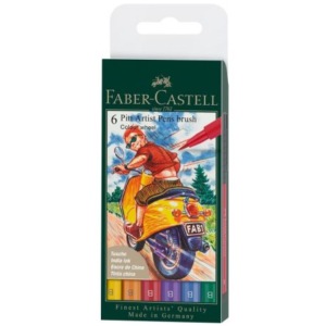 Faber Castell PITT artist pen B Set 167174 colour wheel