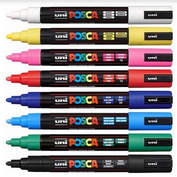 Uni POSCA Marker PC-5M Set Standard 1/8 - Image 2