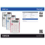 REBELL Kalkulator RE-SHC312BK BX - Slika 2