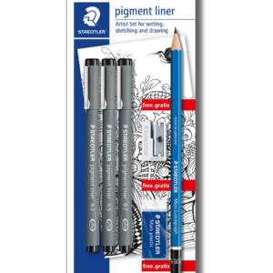 STAEDTLER Pigment liner set 308 SBK3P