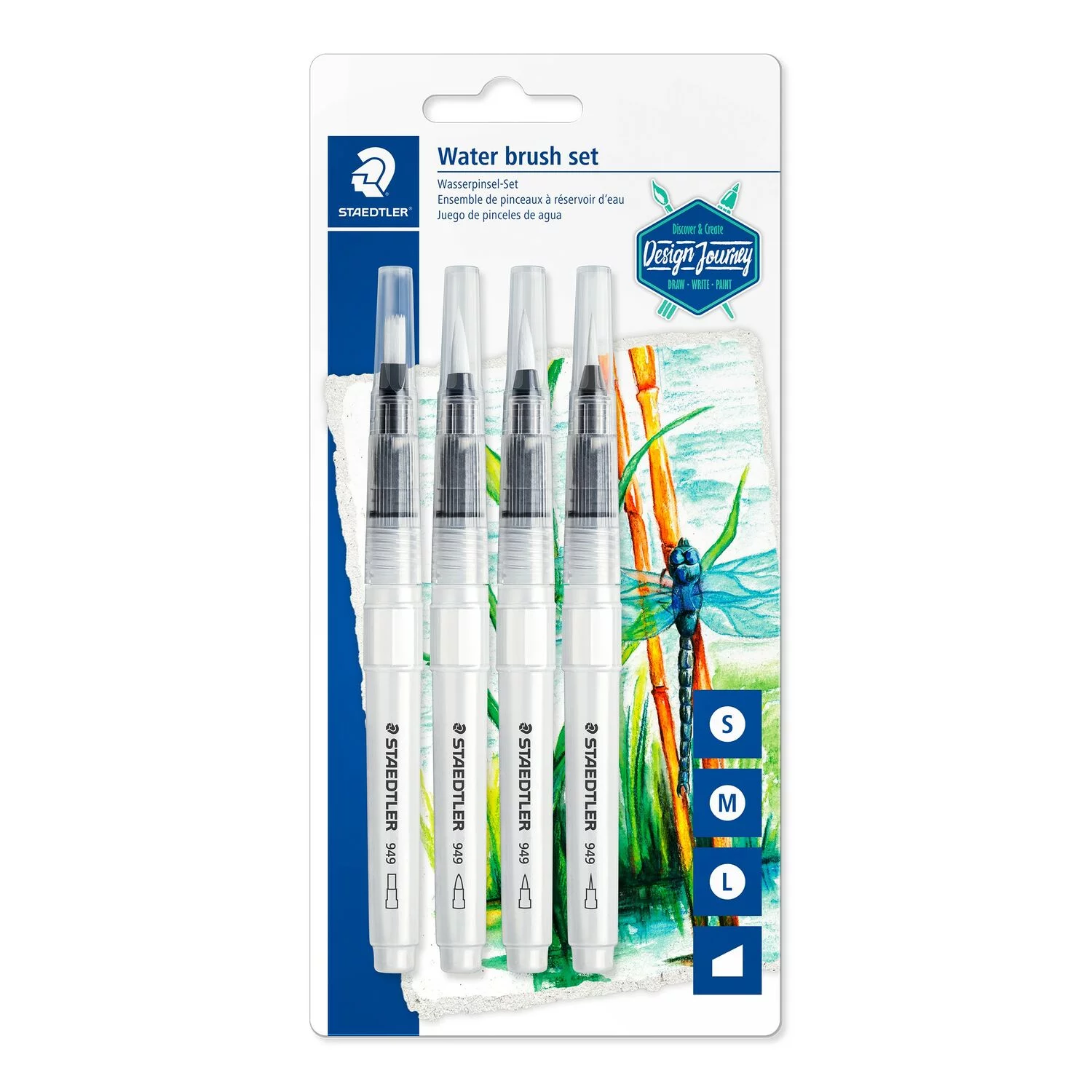 949sbk4 STAEDTLER Water brush set 949-SBK4-C - Slika 1