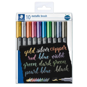 STAEDTLER Metallic Markers Brush 8321 TB10