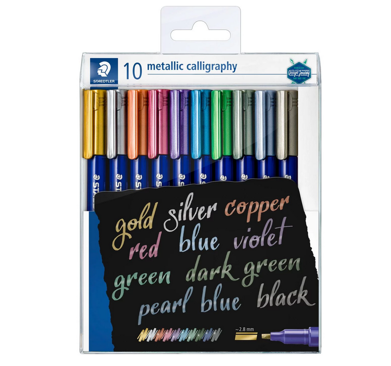 STAEDTLER Metallic Marker Calligraphy 8325 TB10