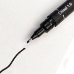 Uni-ball Pin Pen Chisel Pigment Ink CS1-200 Black - Slika 3