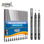 SCOOL Fineliner Drawing Pen set SC2397 - Slika 2