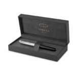 PARKER Royal Sonnet Silver Black CT roler 46866 - Slika 5