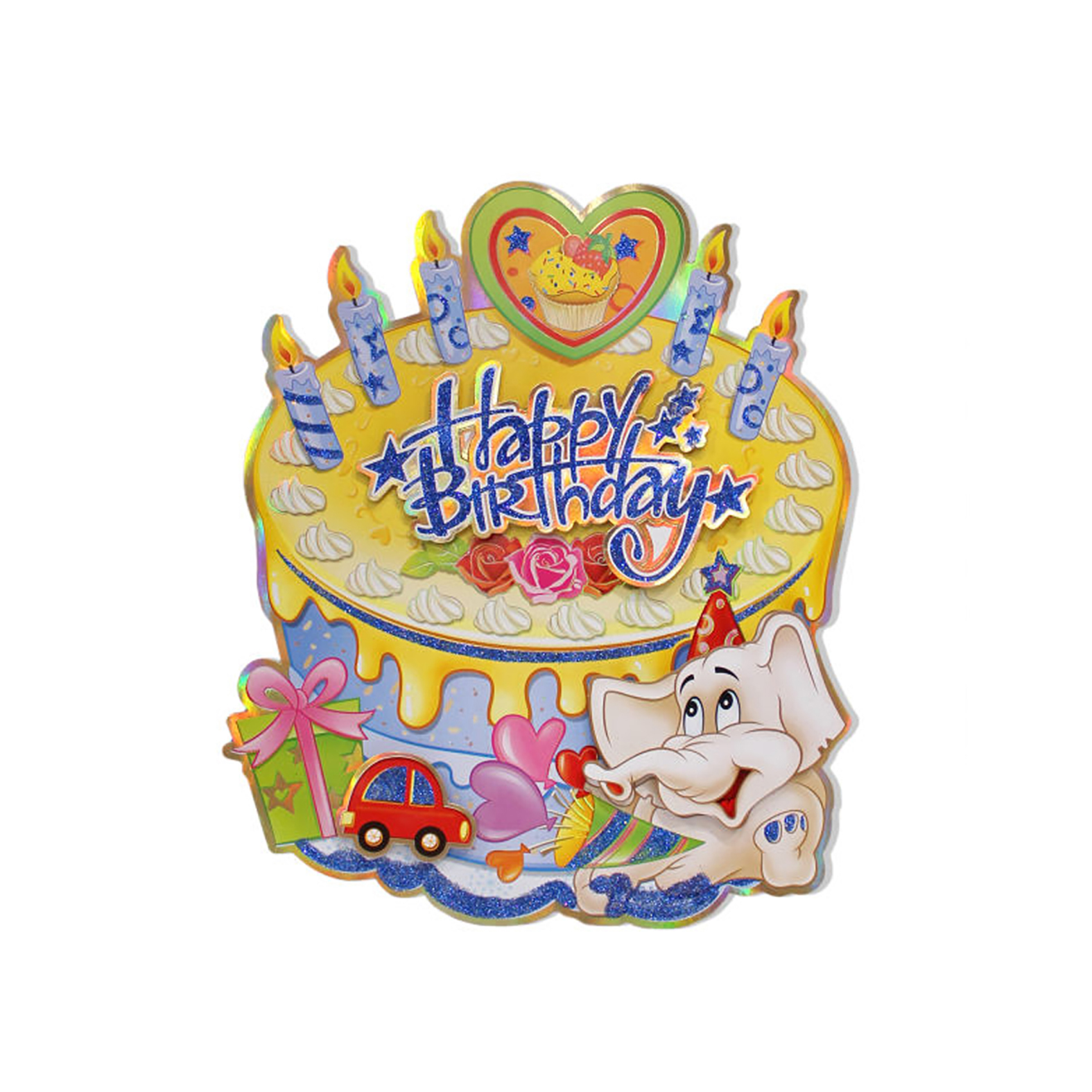17331-b PARTY Stiker Happy Birthday 17331 - Slika 1