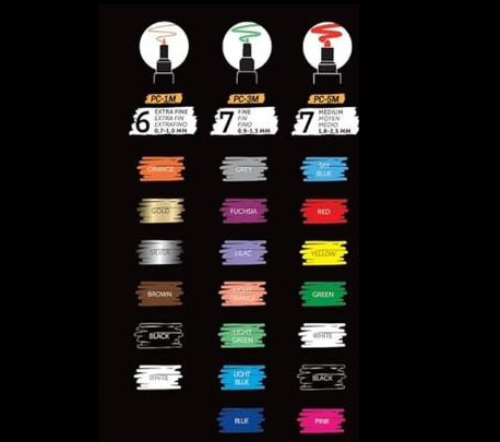 Uni POSCA Marker Gift Set Pop Mix 1/20 - Slika 3