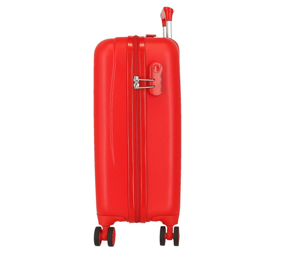 Valigia Hello Kitty Cabina 55 Cm, Rigida In ABS Rossa, Con Doppie Ruote E Chiusura A Combinazione, Per Bambine - 2
