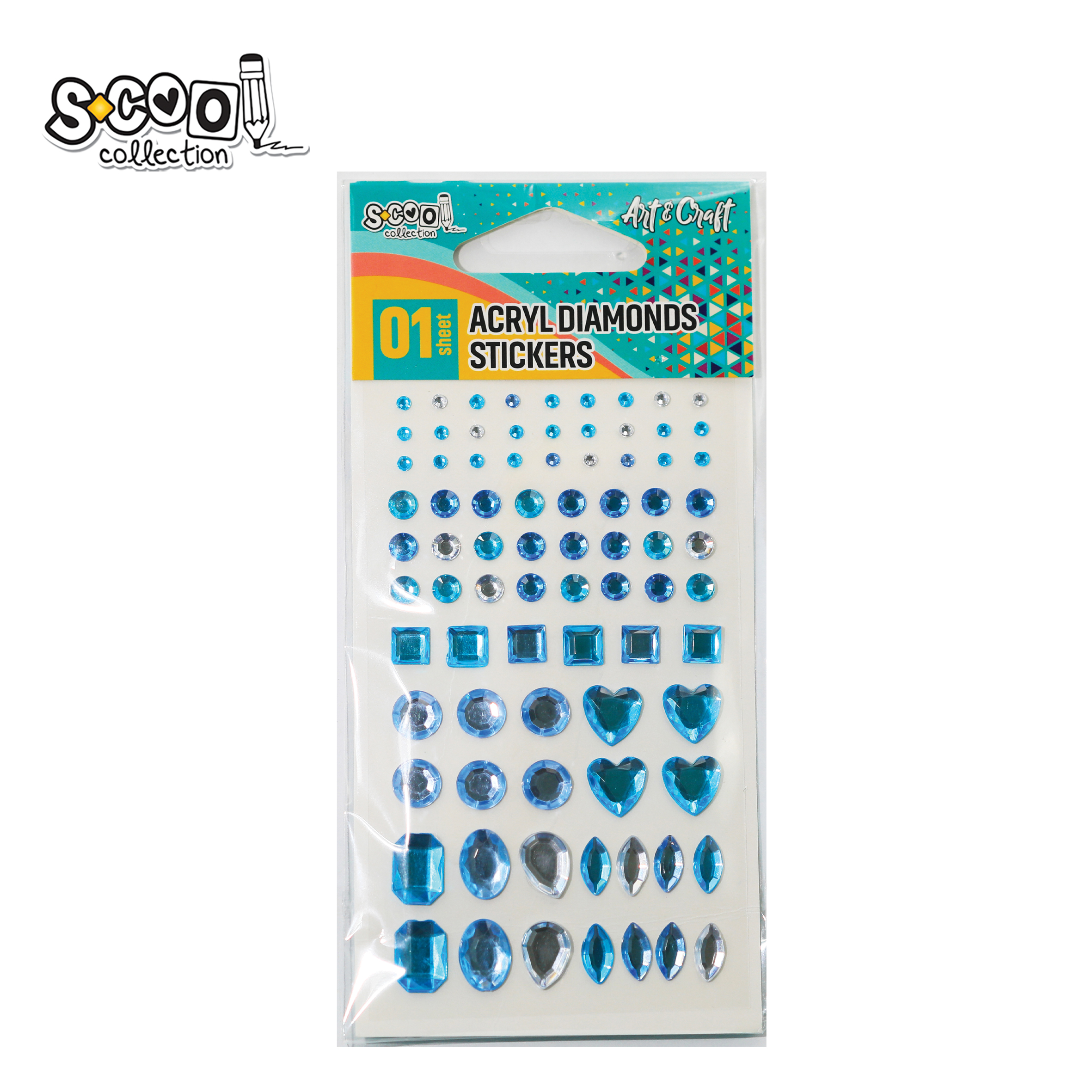 NS33695 Sticker S-cool SC2827 Acryl Diamonds - Slika 1
