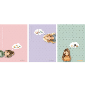 Sveska Lovely Letters A4 MP blanko 632.610