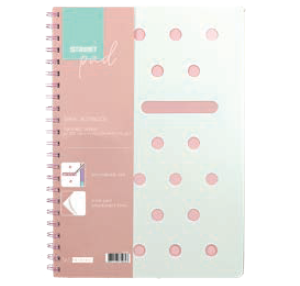 Sveska-Notebook Pink A4 SP karo 672.590