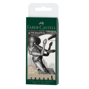 Faber Castell PITT artist pens 167154 Black set