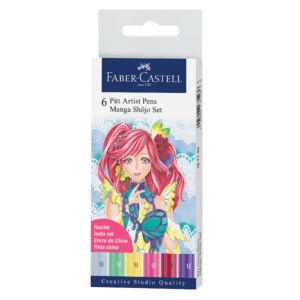Faber Castell PITT artist pen B Set 167155 Manga Shojo