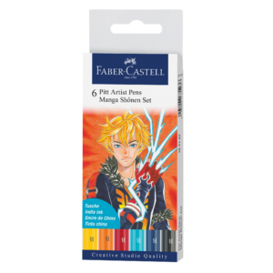 Faber Castell PITT artist pen B Set 167157 Manga Shonen