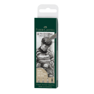 Faber Castell PITT artist pens 167169 Warm Grey IV
