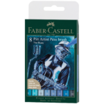 Faber Castell PITT artist pen B Set 167173 The Blues