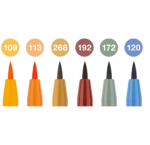 Faber Castell PITT artist pen B Set 167179 Harvest - Slika 2