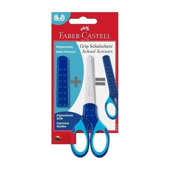 181549 FABER CASTELL Makaze Grip 14 blue 181549 - Slika 1