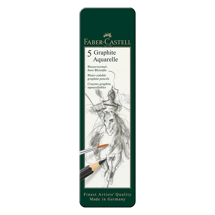 117805 Faber Castell Graphite Aquarelle Pencil Set 1/5 117805 - Slika 1