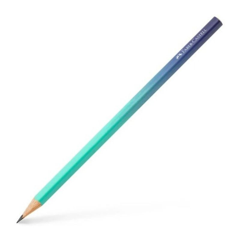 118403 FABER CASTELL Olovka Triangular B 118403 Buzzing Blue - Slika 1
