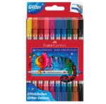 FABER CASTELL Flomasteri Double Glitter 1/10 151107