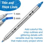 FABER CASTELL Flomasteri Double Glitter 1/10 151107 - Slika 2