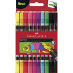 FABER CASTELL Flomasteri Double Neon 1/10 151109
