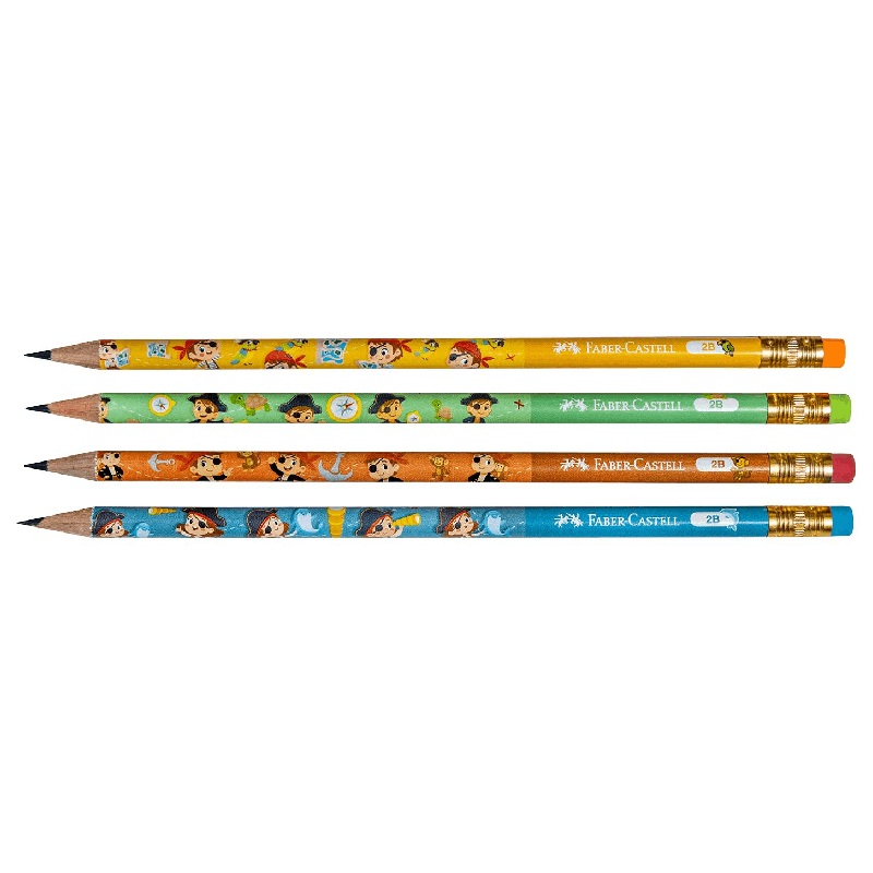 702131 FABER CASTELL Olovka 2B Pirates 702131 - Slika 1