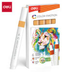 DELI Marker Acrylic EC193-55 orange yellow